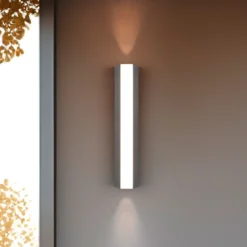 Aplique de exterior LED Marne, altura 30 cm, up y downlight