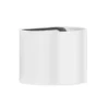 Aplique de exterior LED Matteo, blanco, ancho 14 cm, 2 luces.