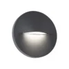 Aplique de exterior LED Vita, gris oscuro, Ø 14 cm