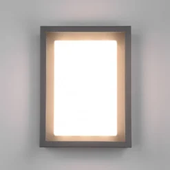 Aplique de exterior LED Witham, IP54, CCT, antracita