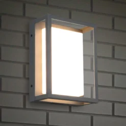 Aplique de exterior LED Witham, IP54, CCT, antracita