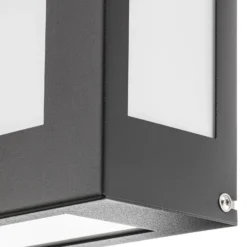 Aplique de exterior Legendo de forma cuadrada