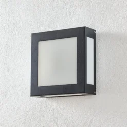 Aplique de exterior Legendo de forma cuadrada