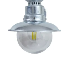 Aplique de exterior Lindby Celinor, plateada, acero, E27