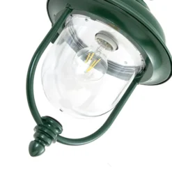 Aplique de exterior Lindby Clint, verde, luz hacia abajo, IP44