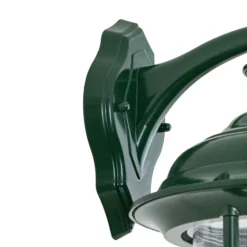 Aplique de exterior Lindby Clint, verde, luz hacia abajo, IP44