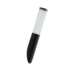 Aplique de exterior Lindby Gavros, 45 cm, negro, aluminio