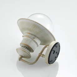 Aplique de exterior Lindby Gwendolyn, blanco antiguo, metal, 26 cm