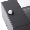 Aplique de exterior Lindby Ilana, negro, sensor, IP44, E27