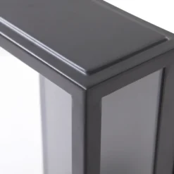 Aplique de exterior Lindby Ilana, negro, sensor, IP44, E27