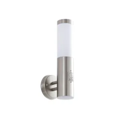 Aplique de exterior Lindby Kristof, con detector de movimiento, 37 cm, E27