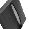Aplique de exterior Lindby LED Elissa, negro, plástico, CCT