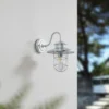 Aplique de exterior Lindby Naleta, de acero galvanizado
