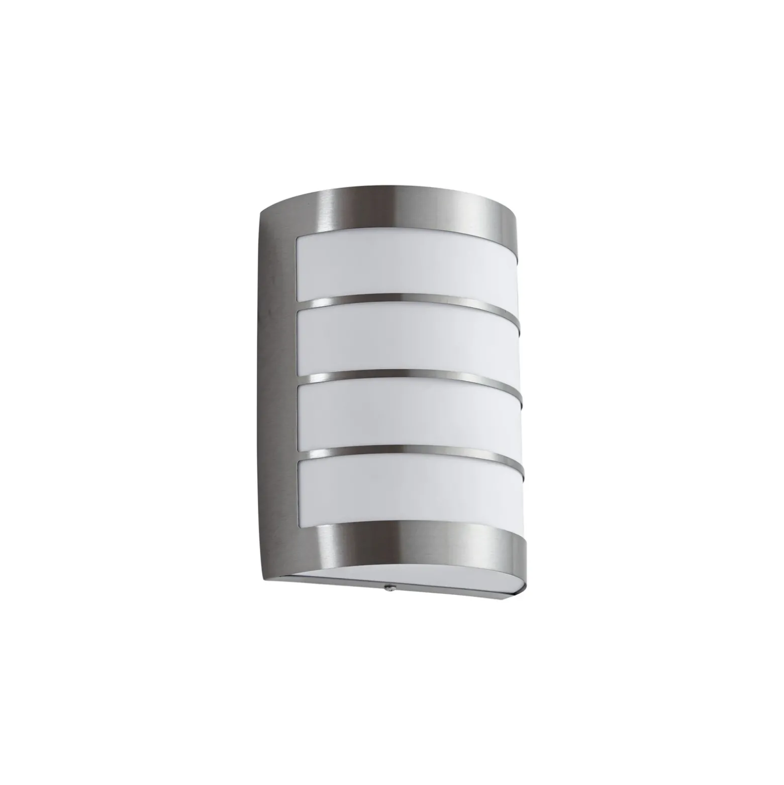 Aplique de exterior Lindby Noyan, 22 cm, acero inoxidable, IP44, E27