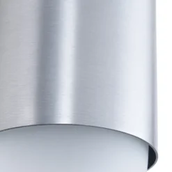 Aplique de exterior Lindby Pilva, aluminio, metal, IP44, E27