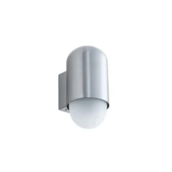 Aplique de exterior Lindby Pilva, aluminio, metal, IP44, E27