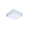 Aplique de exterior Lindby Sivana, blanca, aluminio, 26 cm x 26 cm