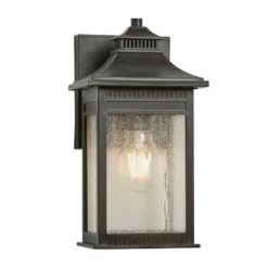 Aplique de exterior Livingston small, alto 28,3 cm