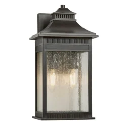 Aplique de exterior Livingston medium, alto 35,6cm