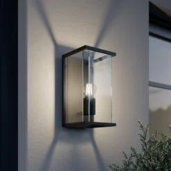 Aplique de exterior Lucande Annalea, 30 cm, 1 luz, IP54