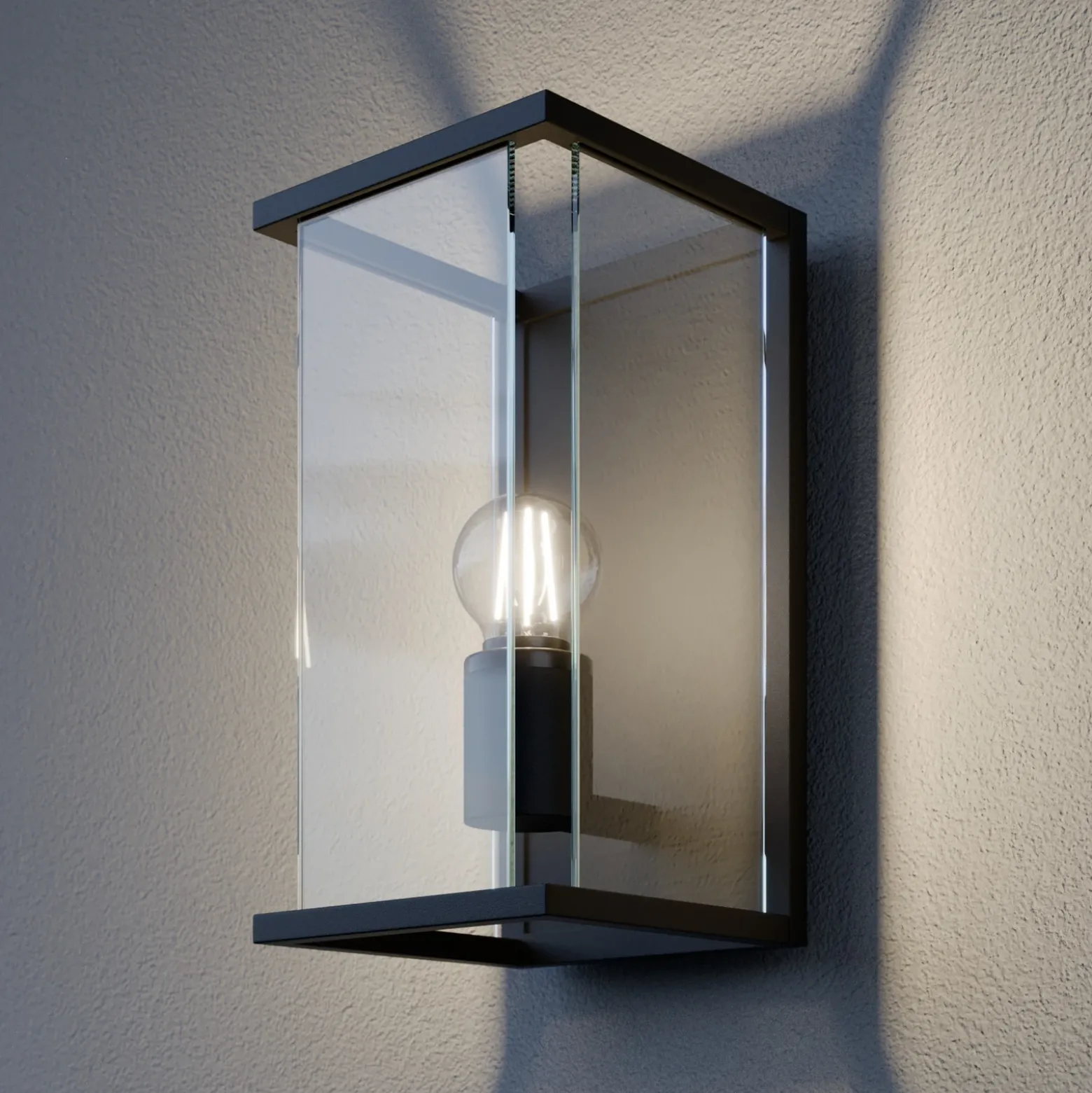 Aplique de exterior Lucande Annalea, 30 cm, 1 luz, IP54