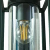 Aplique de exterior Lucande Ferda, portalámpara inferior, verde, IP44