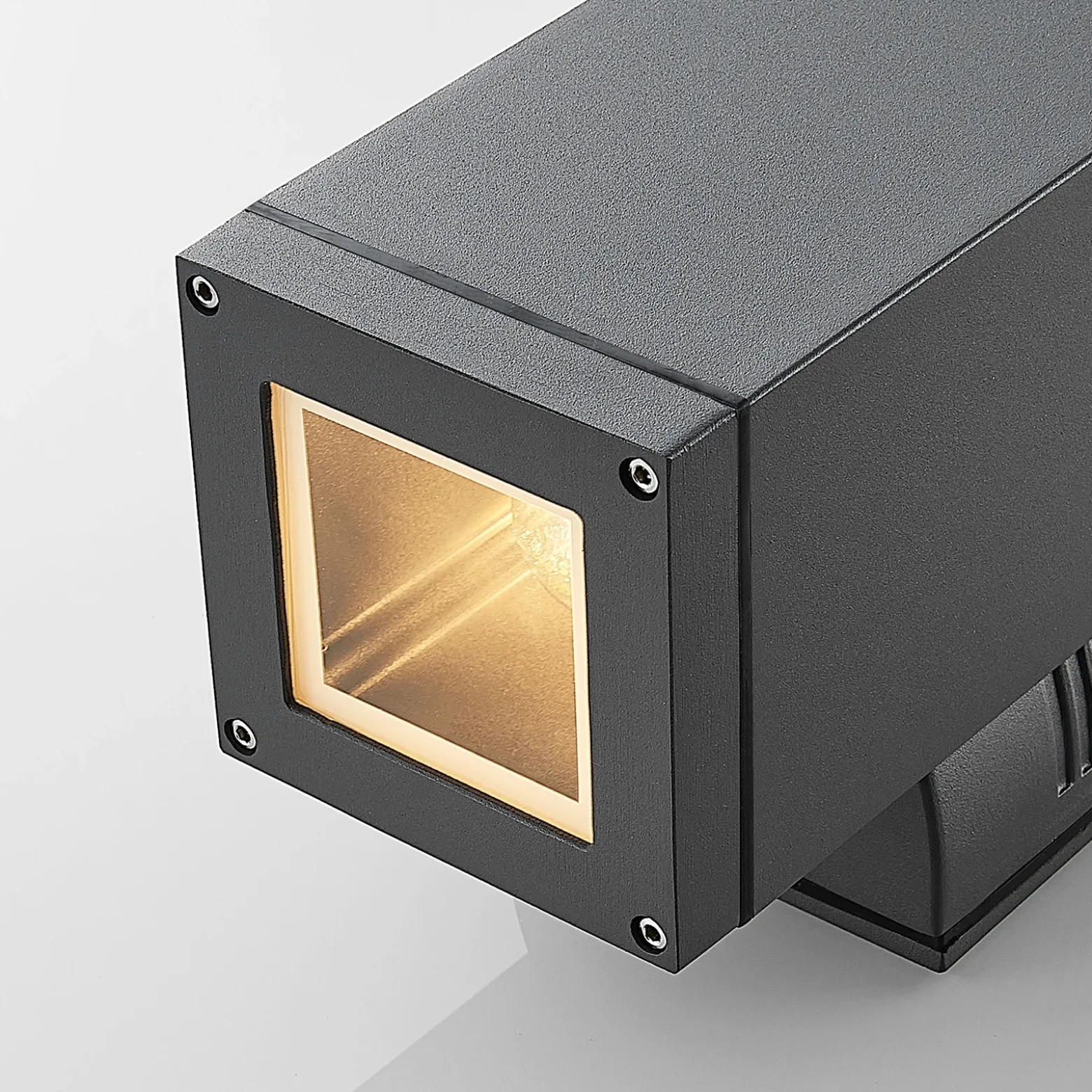 Aplique de exterior Lucande Stani, E27, 2 luces