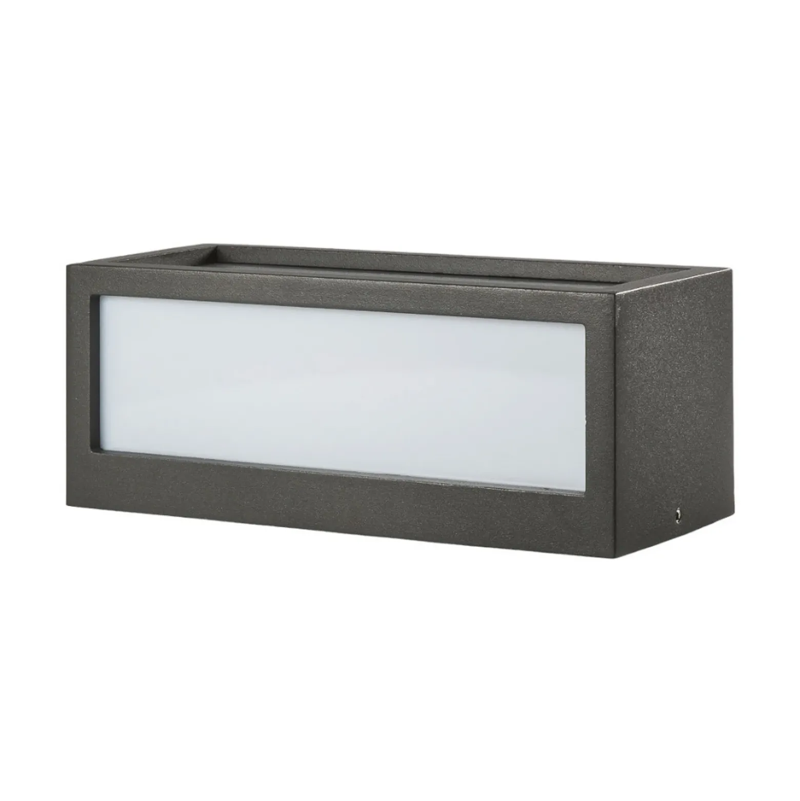 Aplique de exterior Lucande Tame, antracita, metal, 25 cm