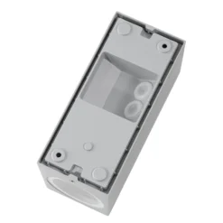 Aplique de exterior Lucande Xava, luz hacia arriba/abajo, gris, 2 luces, GU10