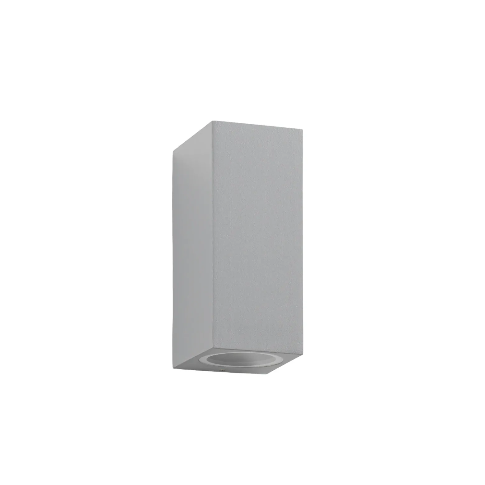 Aplique de exterior Lucande Xava, luz hacia arriba/abajo, gris, 2 luces, GU10