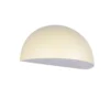 Aplique de exterior MAAS, color crema, ancho 27 cm, metal, IP44