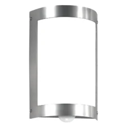 Aplique de exterior Marco3 de acero inoxidable con sensor