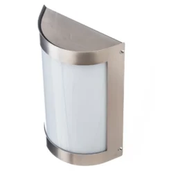 Aplique de exterior Marco3 de acero inoxidable con sensor