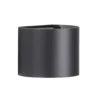 Aplique de exterior Matteo LED, negro, ancho 14 cm, 2 luces.