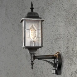 Aplique de exterior Milano, sensor de movimiento