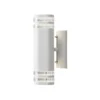 Aplique de exterior Modena, 2 luces, blanco