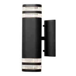 Aplique de exterior Modena, 2 luces, negro