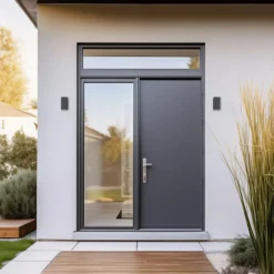 Aplique de exterior 5160, negro, aluminio, cristal, 2 x GU10