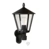 Aplique de exterior 671, negro con detector de movimiento