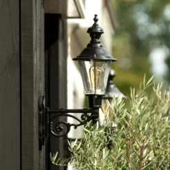 Aplique de exterior Nostalgic Edam M, verde/cobre