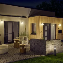 Aplique de exterior OSRAM ENDURA CLASSIC ERDA, gris oscuro, IP54