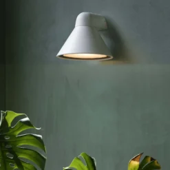 Aplique de exterior Pals, IP65 blanco mate