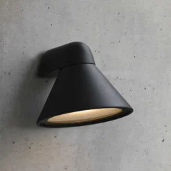 Aplique de exterior Pals, IP65 gris oscuro