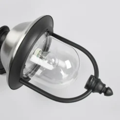 Aplique de exterior Parma, metal, portalámpara inferior, E27, IP43