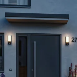 Aplique de exterior Paulmann LED Bonnie, aluminio, antracita
