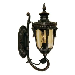 Aplique de exterior Philadelphia, 43 cm, color bronce, IP44