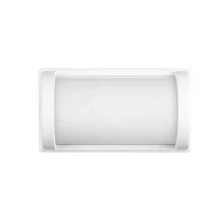 Aplique de exterior Puelo aluminio fundido, blanco