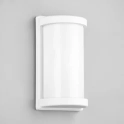Aplique de exterior Puelo aluminio fundido, blanco