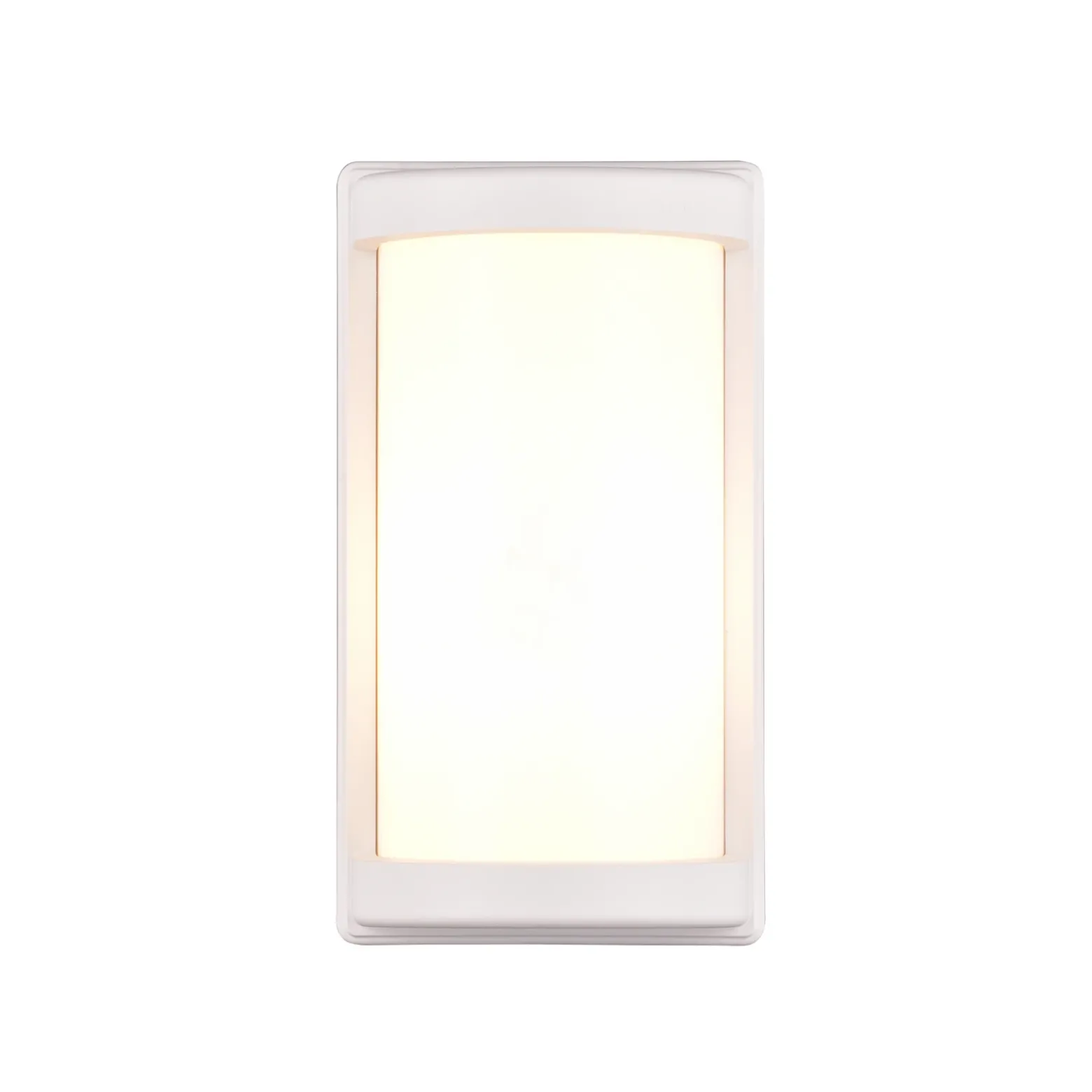 Aplique de exterior Puelo aluminio fundido, blanco