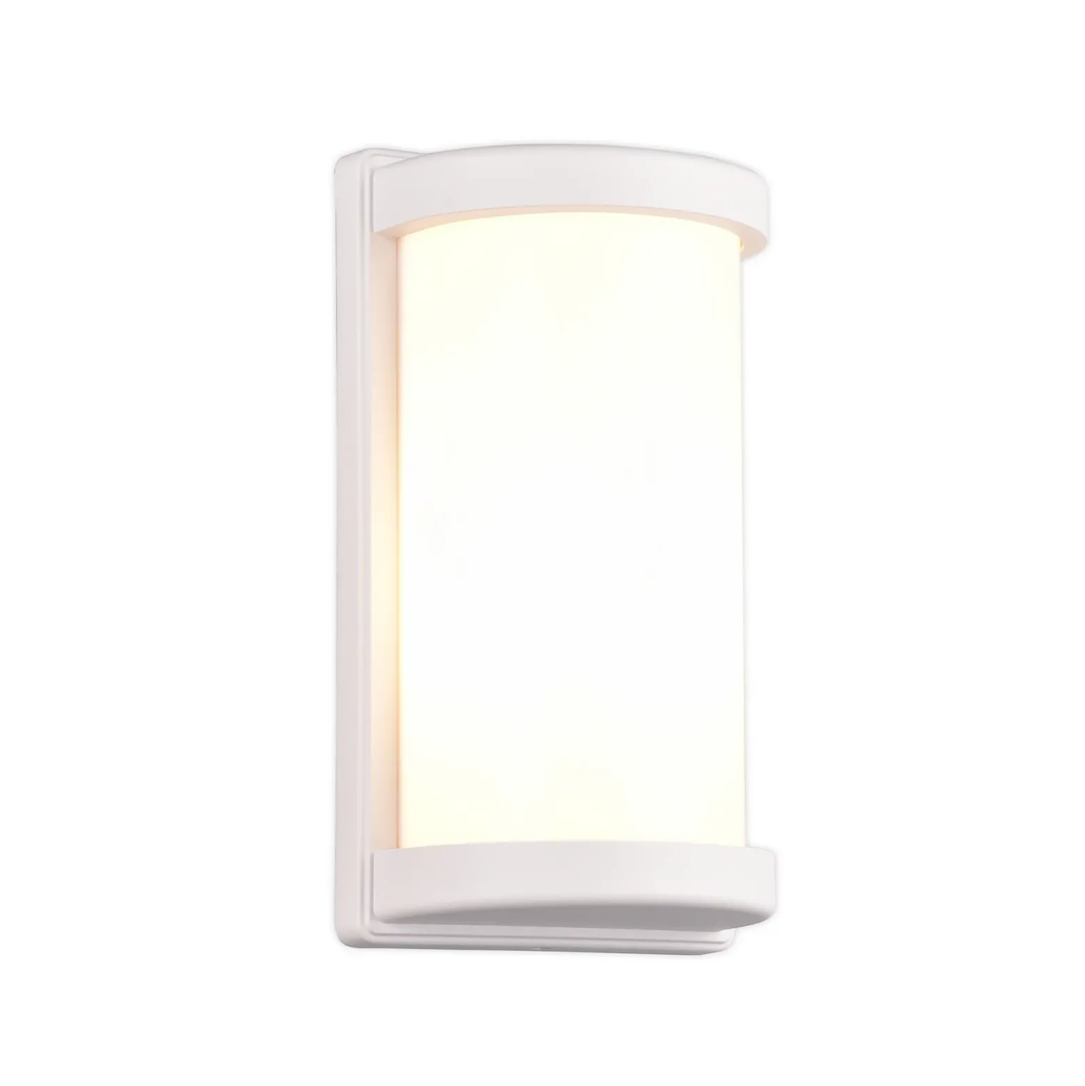Aplique de exterior Puelo aluminio fundido, blanco